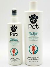 John Paul Pet Wild Ginger Shampoo 16 Oz & Shine Spray 8 Oz Duo comprar usado  Enviando para Brazil