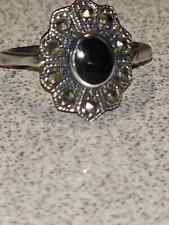 Elegant marcasite black for sale  Milford