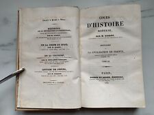 Livre 1829 guizot d'occasion  Aubagne