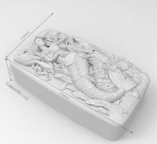 Mermaid mold flexible for sale  Shipping to Ireland