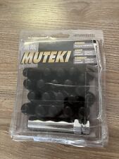 Tuerca de ranura cerrada Muteki 12x1,25 mm negra segunda mano  Embacar hacia Argentina