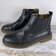 Mens black leather for sale  YEOVIL