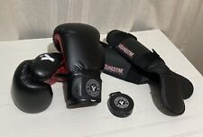 Paquete de entrenamiento de guantes de boxeo, protectores de boca y espinilla Youngstar Athletics para niños de 8 oz segunda mano  Embacar hacia Argentina