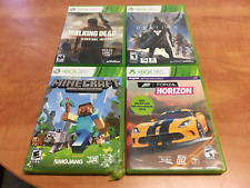 Lot of 5 Xbox 360 Video Games Minecraft Destiny Forza Horizon Walking Dead, used for sale  Shipping to South Africa