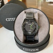 Usado, Relógio masculino Citizen Eco-Drive CTO preto IP verde acento - BM6985-55E MSRP: US$ 325 comprar usado  Enviando para Brazil
