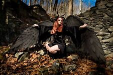 Black angel wings for sale  Shipping to Ireland