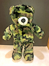 Oso de peluche Build A Bear camuflaje oso 16" ejército militar camuflaje peluche BAB relleno segunda mano  Embacar hacia Argentina