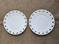 4 white lace plates for sale  Santee
