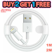USB iPhone Charger Fast For Apple Long Cable USB Lead 6 7 8 X XS XR 11 12 13 Pro for sale  HOUNSLOW