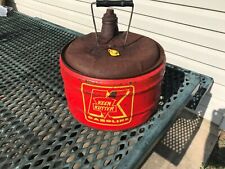 Used, Old 2 1/2 Gallon Metal Keen Kutter Gasoline Gas Can Original Cap for sale  Oglesby