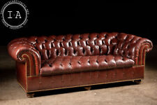 Vintage tufted leather for sale  Dekalb