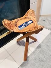 Seahawks leather seat for sale  Shipping to Ireland