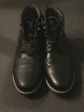 Black leather brogue for sale  LONDON