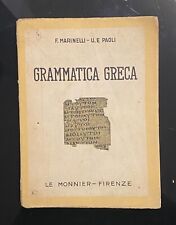 Grammatica greca f.marinelli usato  Milano