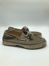 Used, Sperry Top Sider Tan Canvas Boat Deck Shoes Boys Mens Sz 3 M for sale  Shipping to South Africa