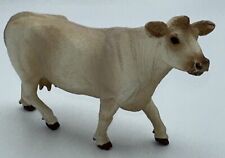 Figura de juguete Safari Ltd 2006 vaca blanca crema lechera granja lechera, usado segunda mano  Embacar hacia Argentina
