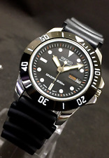 Reloj de pulsera Seiko automático para hombre 17 joyas bisel giratorio - exposición posterior 6309A segunda mano  Embacar hacia Mexico