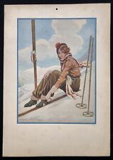 Skieuse 1930 maurice d'occasion  Bouguenais