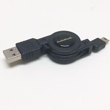 Usado, Mini cabo de carregamento de dados USB retrátil RadioShack 32” Black Cat #26-708 comprar usado  Enviando para Brazil