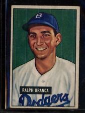 1951 Bowman #56 Ralph Branca Dodgers Crease GD LOOK! comprar usado  Enviando para Brazil