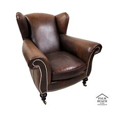 Leather armchair ottoman for sale  Lake Worth