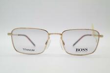 Armações de óculos ovais vintage HUGO BOSS HB 1502 ouro titânio novo em folha comprar usado  Enviando para Brazil