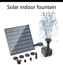 Used, Solar Power Fountain Submersible Floating Water Pump Bird Bath Pond Garden Decor for sale  Shipping to South Africa