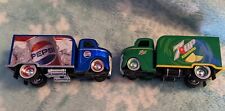 Lot 2 Jada Toys '47 Ford Coe Pepsi 7 UP 7UP 1947 Delivery Truck Dub City 2007  for sale  Shipping to Canada