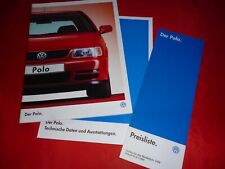 VW Polo III 6N Sportline Comfortline Highline 16V Prospekt + Preisliste von 1998, usado comprar usado  Enviando para Brazil