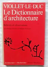 Dictionnaire architecture viol d'occasion  Lille-