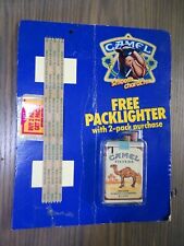 Camel cigarettes pack lighter NIP store display advertising unopened collectible for sale  Halifax