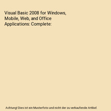 Visual basic 2008 gebraucht kaufen  Trebbin