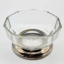 Glass bowl silver for sale  Manchester