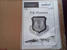 Aerodecal 26b, MDD Phantom F-4 , US Air Forces in Europe, 1/32 Scale decal for sale  LOSSIEMOUTH
