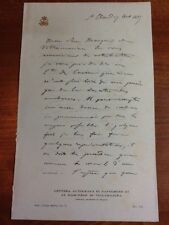 1857 lettera autografa usato  Roma