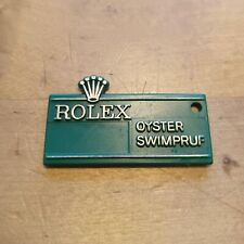 Authentic Vintage GENUINE Rolex Oyster Swim Check Green Watch Hang Tag 70s-80s for sale  Shipping to South Africa