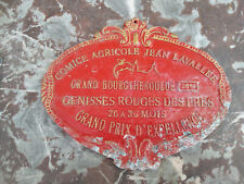 Plaque concours boucherie d'occasion  Caen