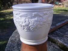 planter ceramic white round for sale  Torrington