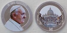 Medalla del Vaticano 2013 Papa Francisco EN color segunda mano  Embacar hacia Argentina
