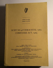 Companies act 1963 for sale  Ireland