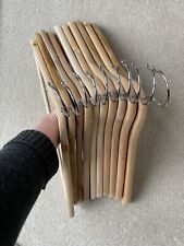 Ten wooden hangers for sale  LICHFIELD