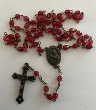 Italy rosary red for sale  Shipping to Ireland