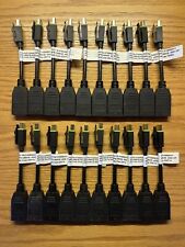 Used, Lot of (20) PNY Mini DisplayPort Male to DisplayPort Female Adapter 91008582V3 for sale  Shipping to South Africa