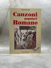 Canzoni popolari romane usato  Roma