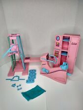 Vintage Barbie Workout Center Locker Exercise Bike Weight Bench & Accessories for sale  Shipping to South Africa