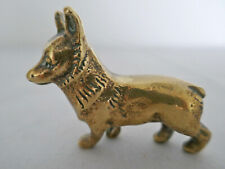 Welsh Corgi Dog - Vintage Brass for sale  HOLYHEAD