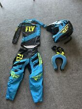 Fly Racing Set - Helmet, Jersey, Pants, Neck Protector Sizes in description for sale  Shipping to South Africa