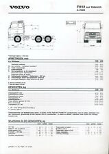 Volvo FH 12 6x2 Trekker A-Ride Prospekt 1995 1/95 NL brochure prospectus truck comprar usado  Enviando para Brazil