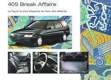 Catalogue brochure prospekt Peugeot 405 break Affaire 1995 FR, usado comprar usado  Enviando para Brazil