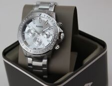 NEW AUTHENTIC FOSSIL BANNON MULTIFUNCTION CHRONOGRAPH SILVER BQ2490 MEN'S WATCH for sale  Shipping to South Africa